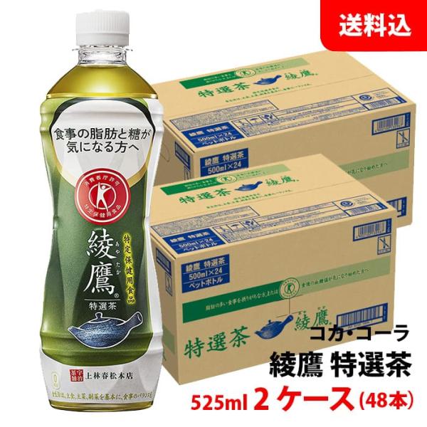 綾鷹 特選茶 500ml 2ケース(48本) ペット 【コカ・コーラ