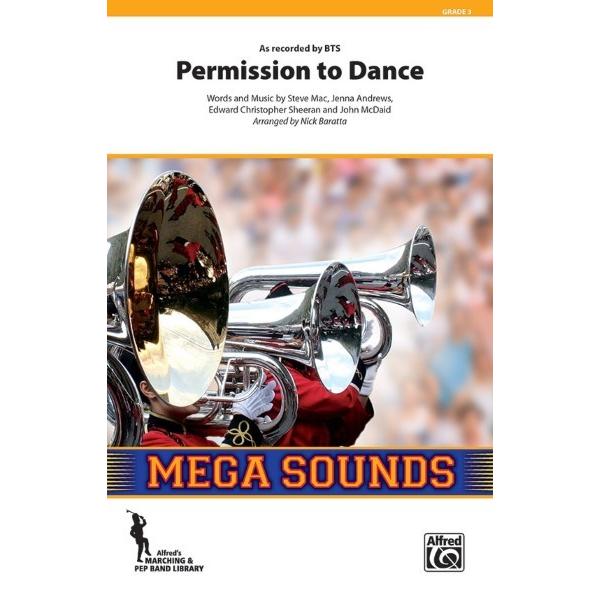 楽譜 UB430 輸入 Permission to Dance（BTS）《輸入マーチングバンド楽譜》 ／ ロケットミュージック