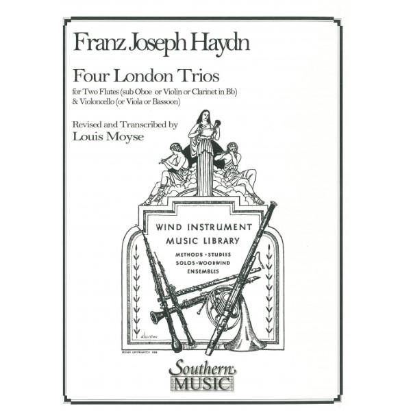 楽譜 IEWW1544 輸入 4つのロンドン・トリオ（フランツ・ヨーゼフ・ハイドン） （木管三重奏）FourLondonTrios ／ ミュージックエイト