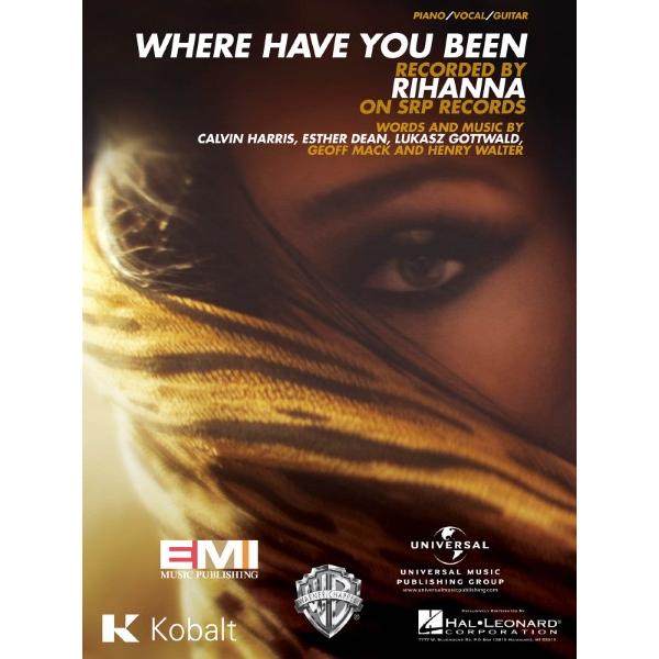 楽譜 輸入 ホエア・ハブ・ユー・ビーン （P／V／G） Where Have You Been? /(Rihanna) ／ (株)テーヌ商会