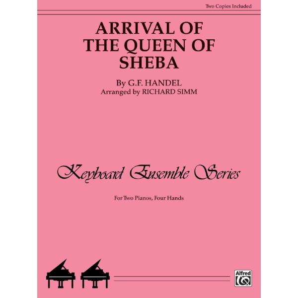 楽譜 輸入 シバの女王の到着 （2P4H／スコアx2） Arrival of the Queen of Sheba /George Frideric Handel ／ (株)テーヌ商会