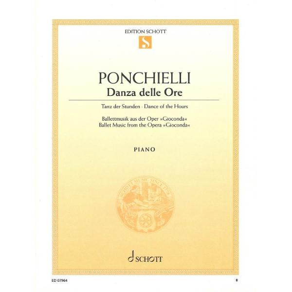 楽譜 輸入 時の踊り （「ジョコンダ」より）（Piano Solo） Dance of the Hours (from Gioconda) /Amilcare Ponc ／ (株)テーヌ商会
