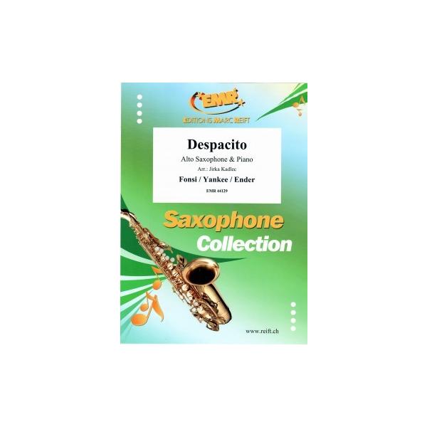 楽譜 輸入 アルトサックスソロ デスパシート Despacito (Alto Saxophone &amp; Piano) /Luis Fonsi &amp; Daddy Yankee &amp; ／ (株)テーヌ商会