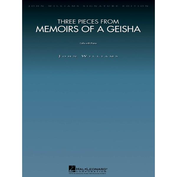 楽譜 輸入 チェロソロ 映画「SAYURI」より3つの小品 （Cello ＆ Piano） Three Pieces from Memoirs of a Geisha ／ (株)テーヌ商会