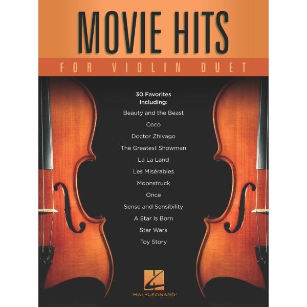 楽譜 輸入 バイオリンアンサンブル 映画ヒット曲集 （Violin Duet） Movie Hits for Violin Duet ／ (株)テーヌ商会