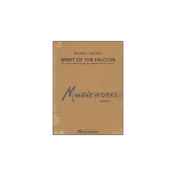 楽譜 輸入 スピリット・オブ・ザ・ファルコン Spirit of the Falcon /Richard L. Saucedo ／ (株)テーヌ商会