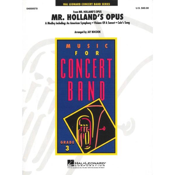 楽譜 輸入 「陽のあたる教室」メドレー Mr. Holland’s Opus (Medley) ／ (株)テーヌ商会