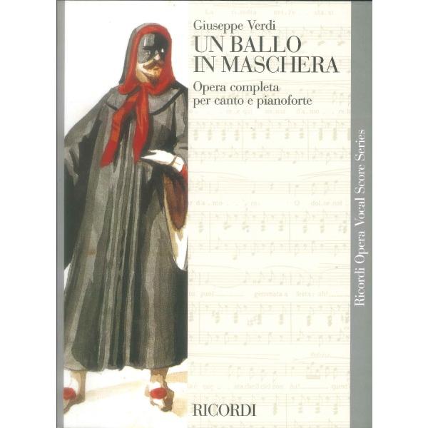 楽譜 輸入 歌劇「仮面舞踏会」 （伊語） （Vocal Score） Un Ballo in Maschera (A Masked Ball) /Giuseppe Verd ／ (株)テーヌ商会