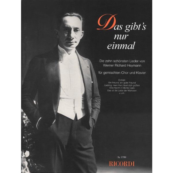 楽譜 輸入 ただ一度だけ・映画「会議は踊る」 Das gibt’s nur einmal /Werner Richard Heymann ／ (株)テーヌ商会
