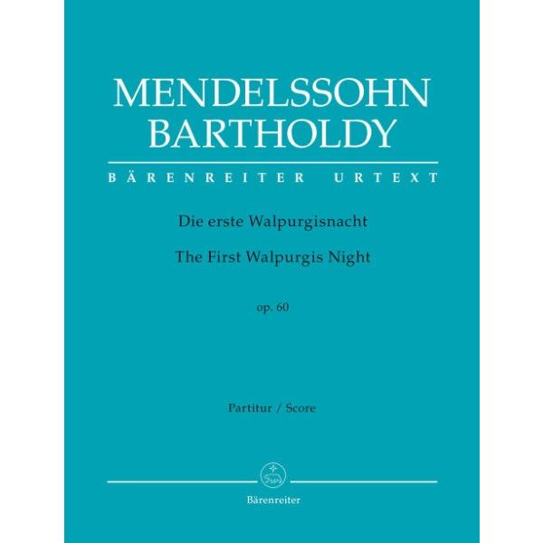 楽譜 SCO578 メンデルスゾーン／「最初のワルプルギスの夜」作品60 ヨハン・ヴォルフガング・フォン・ゲーテの詞 ／ ロケットミュージック
