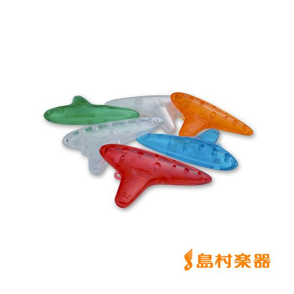 陶器オカリナメーカーがビギナー向けに製作したプラオカリナ。（スチロール製）小さめなサイズのソプラノC。仕様サイズ：25×115×75mm重量：30g