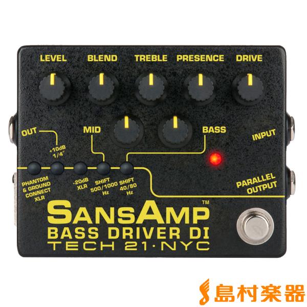 Tech21 テック21 SANSAMP BASS DRIVER DI V2 ベース用プリアンプ ダイレクトボックス DI