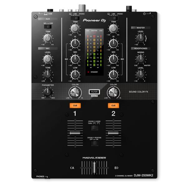 他サイト： Pioneer DJ パイオニア DJM-250MK2 rekordbox対応 2ch DJミキサーの商品画像