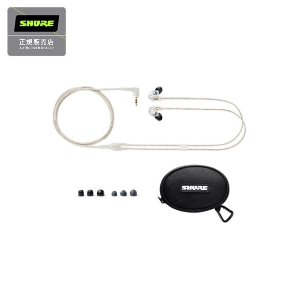 【正規品】SHURE SE215 クリアカラー 有線イヤホン SHURE シュア SE215 クリア Pro Line 有線イヤホン カナル型 : e