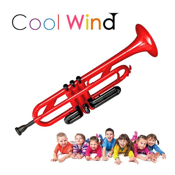 Cool Wind クールウィンド TR-200 レッド プラスチックトランペット プラ管 プレゼント キッズ 子供 初心者 楽器 おもちゃ