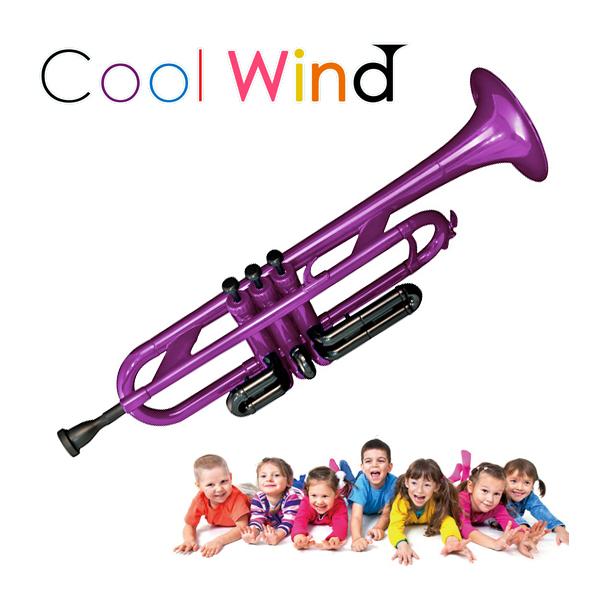 Cool Wind クールウィンド TR-200 パープル プラスチックトランペット プラ管 プレゼント キッズ 子供 初心者 楽器 おもちゃ