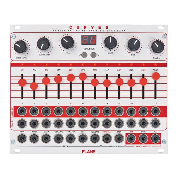 Curves Analog Moving Resonance Filter Bank