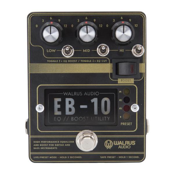 他サイト： [数量限定特価] WALRUS AUDIO ウォルラスオーディオ EB-10 Matte Black プリアンプ／ＥＱ／ブースターの商品画像