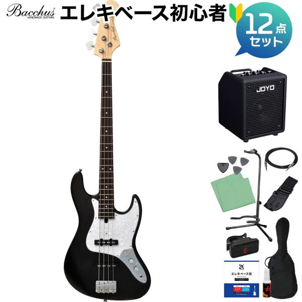 Bacchus バッカス エレキベース WJB-500R Bacchus（バッカス） WJB-500R ASH BK/SM ブラック サテンマット
