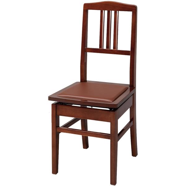 No.5 Backrest Piano Chair Y Mahogany Finish