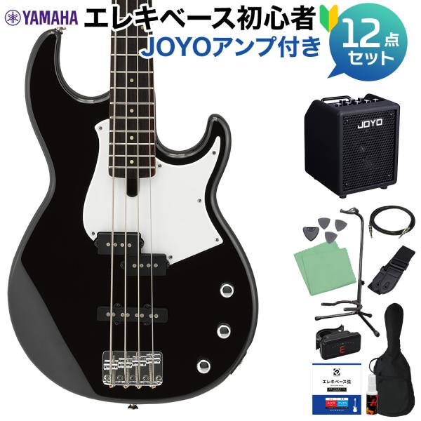 YAMAHA ヤマハ BB234 BL (ブラック) ベース 初心者12点セット 多機能アンプ付 BB200シリーズ Black