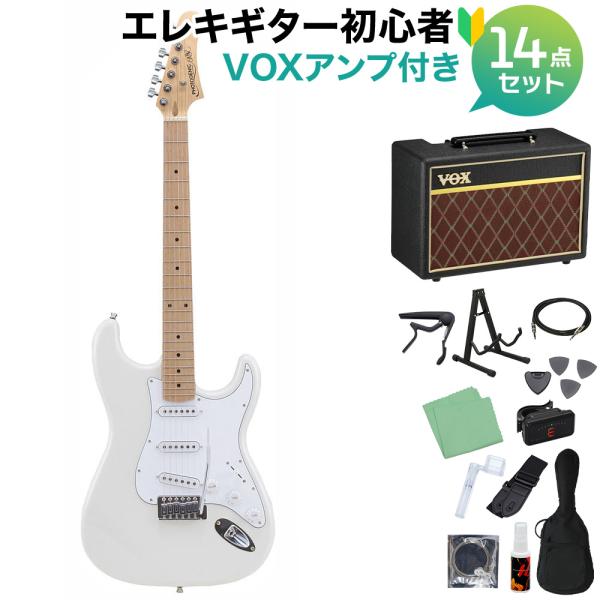 Photogenic フォトジェニック ST-180M WH エレキギター 初心者14点
