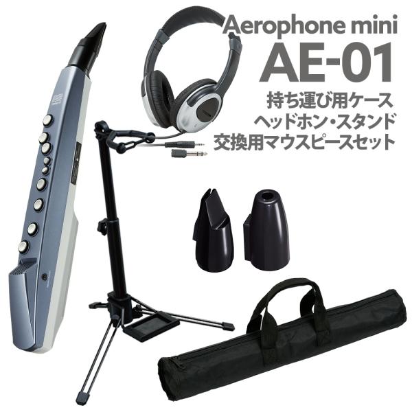 Roland ローランド AE-01 ケース ヘッドホン スタンド 交換用マウスピース セット ウインドシンセサイザー AE01 エアロフォン ミニ