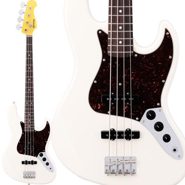 HISTORY HJB-Standard　ジャズベース HISTORY ヒストリー HJB-Standard VWH Vintage White 国産エレキ