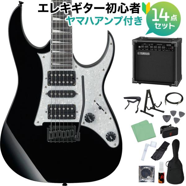 Ibanez アイバニーズ RGV250 BK ブラック 初心者14点セット Ibanez アイバニーズ RGV250 BK ブラック 初心者14点セット