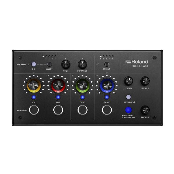 Roland ローランド BRIDGECAST PS5 iPhone対応 ゲーム配信用 ミキサー