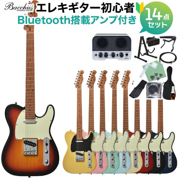 Bacchus バッカス BTE-1-RSM/M エレキギター初心者14点セット Bacchus バッカス BTE-1-RSM/M エレキギター初心者14点セット