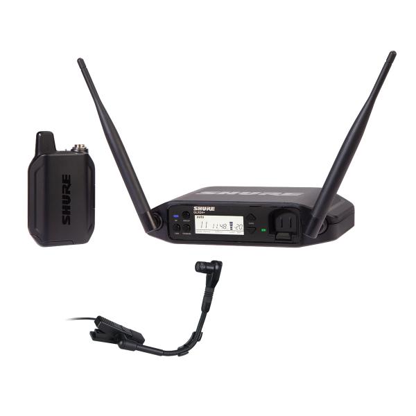 SHURE シュア GLX-D14+ BETA98 クリップ型マイク 楽器用ワイヤレスシステムセット  マイク:BETA98   受信機:GLX-D4+ セット GLXD14+J/B98-Z2