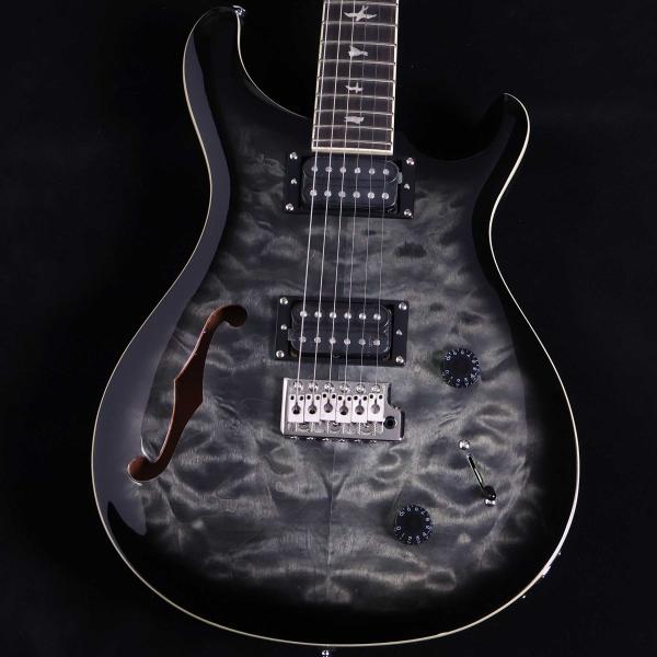 PRS ポールリードスミス(Paul Reed Smith) SE Custom22 Semi Hollow Quilt Charcoal Burst 生産完了モデル SEカスタム22 セミホロウ キルト