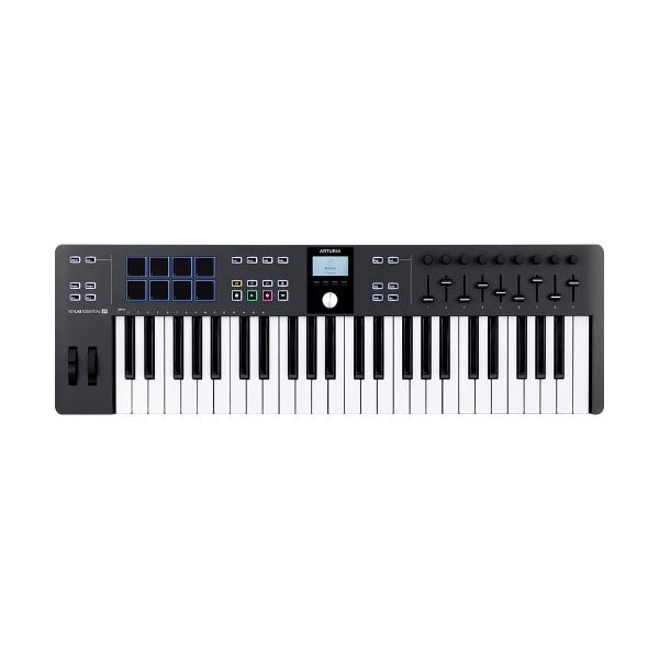 ARTURIA アートリア KeyLab Essential 49 MK3 (ブラック) 49鍵盤 MIDIキーボード コントローラー USB