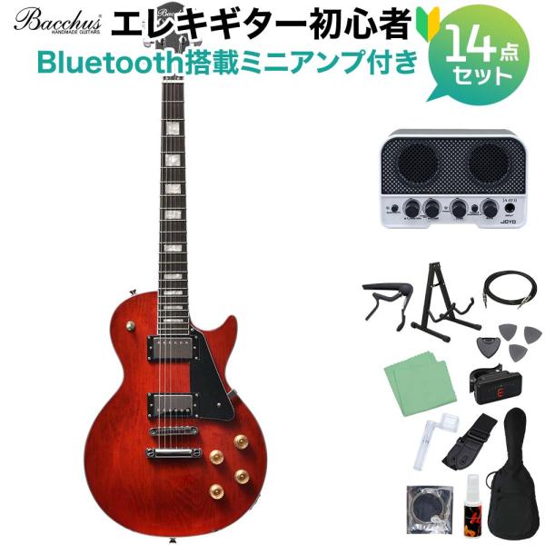 Bacchus（バッカス） DUKE-STD A-RED エレキギター初心者14点セット