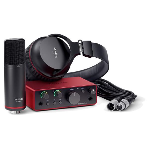 Focusrite フォーカスライト オーディオインターフェース セット Focusrite フォーカスライト Scarlett solo Studio Pack (4th
