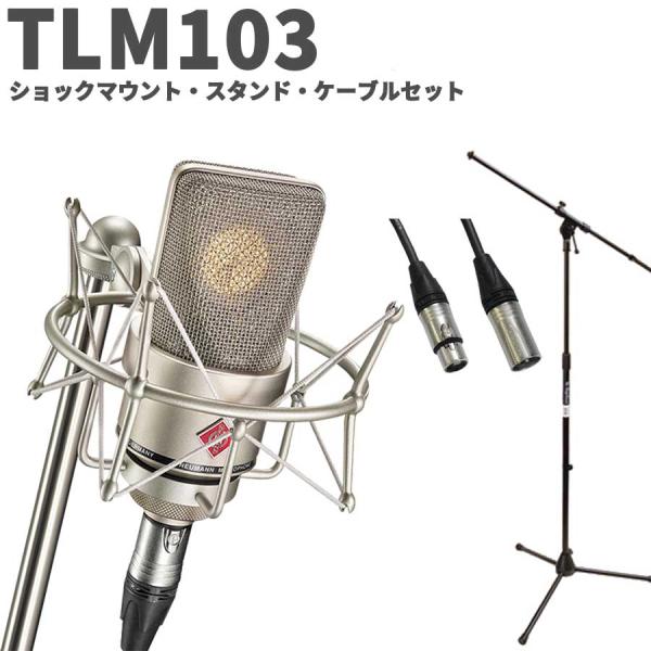 湿度調整剤 プレゼント！ NEUMANN ノイマン TLM 103 Studio set 楽器録音セット コンデンサーマイク TLM103