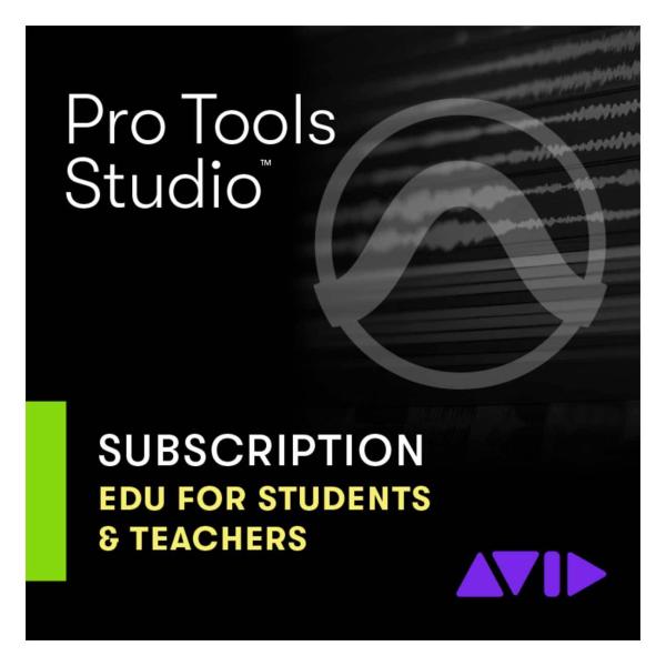 Avid Pro Tools Studio 学生/教師用 年間 サブスクリプション 新規購入 アカデミック版 メール納品 代引き不可
