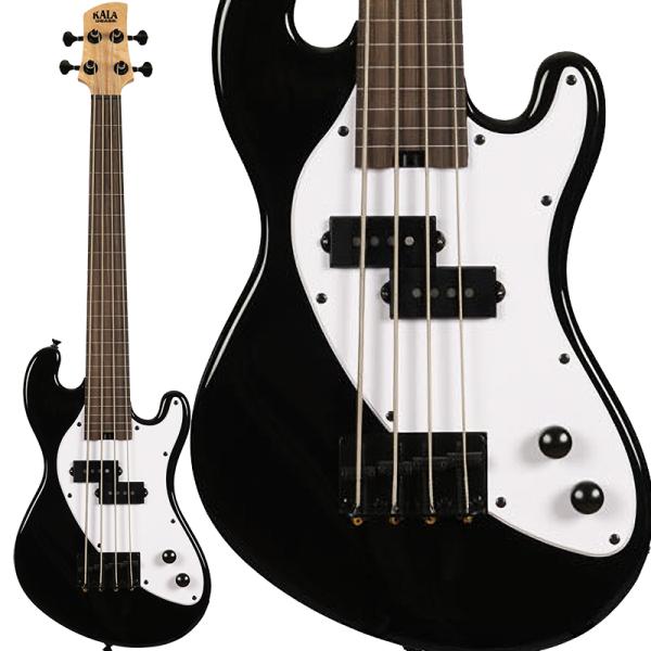 Solid Body U-BASS Fretless Jet Black (UBASS-SB-BK-FL)