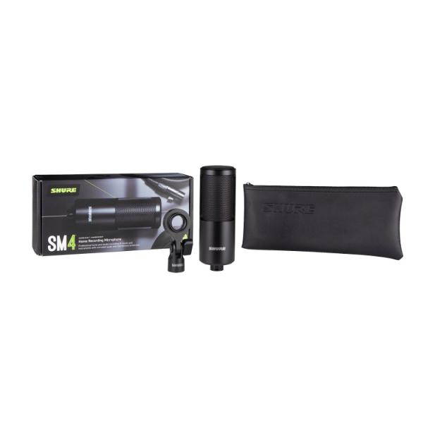 SHURE シュア SM4 (単品) ホームレコーディング用マイクロホン SM4-K-J