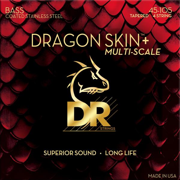 他サイト： DR ディーアール DRAGON SKIN+ ステンレススチール ミディアム マルチスケール 045-105 ベース弦 DBSM-45の商品画像