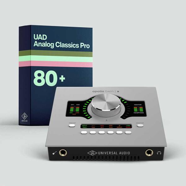 数量限定特価2026/07/30迄に製品登録するとプラグインもらえる UNIVERSAL AUDIO ユニバーサルオーディオ Apollo Twin X QUAD Gen2 Studio+ Edition