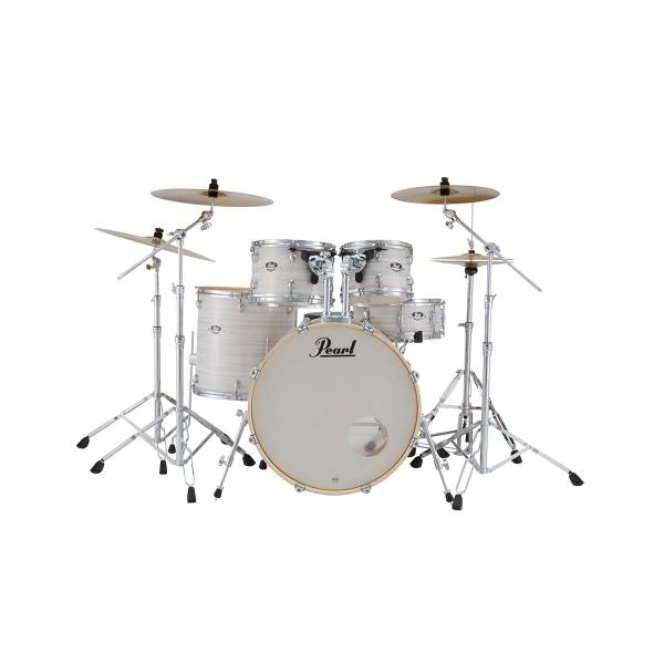 Pearl パール EXX725SN/C-2CS #777 Slipstream White EXPORT 22”バスドラム ドラムフルセット 2クラッシュシンバル 初心者向け エクスポート