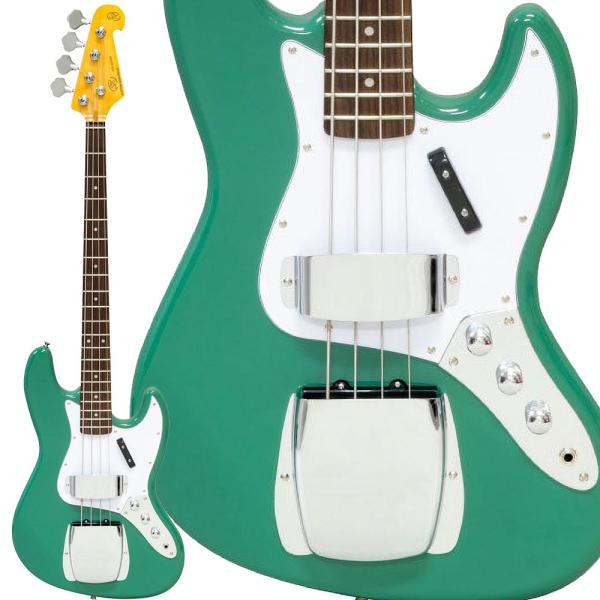 SX SJB62Cは、クラシカルなヴィンテージデザインと現代的な機能性を融合させたJB（ジャズベース）モデルです。ピックアップ・フェンスを装備し、安定したサウンドと高い演奏性を提供します。見た目の美しさだけでなく、幅広いプレイスタイルにも対...