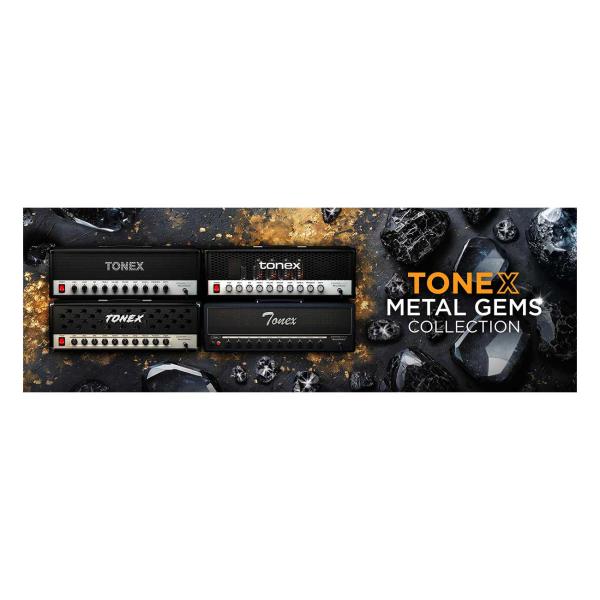 TONEX エコシステム上でご利用いただける ToneModel コレクションTONEX Metal Gems Signature Collection には、Peavey  5150、Diezel Herbert、Soldano SLO-...