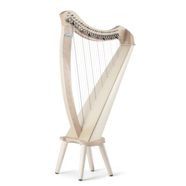 Salvi HARPS サルヴィハープ JUNO25 ジュノ 25弦 (ナチュラル)  リュック付属  小型 ミニ レバーハープ 竪琴 膝乗せ