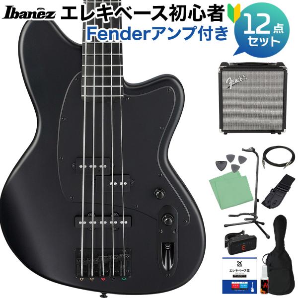 Ibanez アイバニーズ TMB425B-BKF 5弦ベース 初心者12点セット Fenderアンプ付 34インチスケール タルマンベース Talman Bass