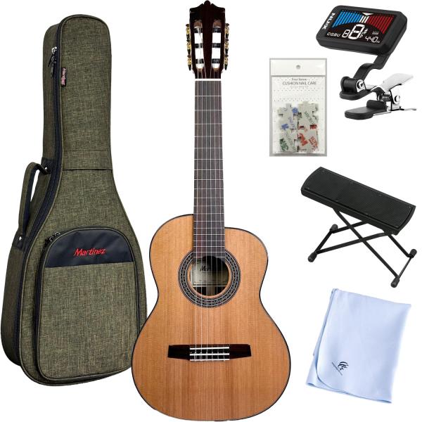 Martinez マルティネス Ensemble Alto Guitar アルトギター初心者セット ギグケース付き 合奏用 540mmスケール ケネスヒル監修