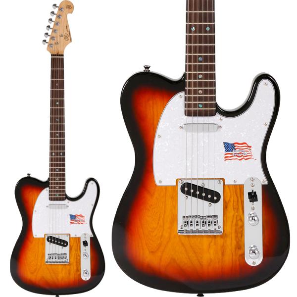 SX エスエックス STL/ASH/R/3TS エレキギター テレキャスタータイプ