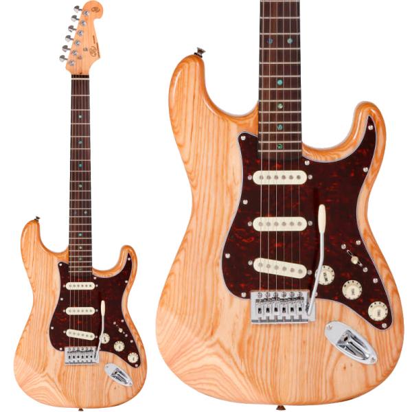 SX Guitars SST/ASH　エレキギター　ストラト SX SST/ASH エレキギター ストラトタイプ アッシュボディ エスエックス